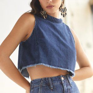 ISO: Pilcro Sleeveless Denim Cropped Tank